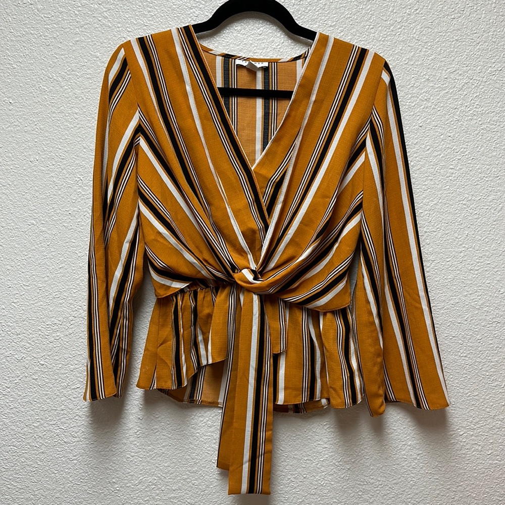 Top Shop Mustard Colored Blouse.